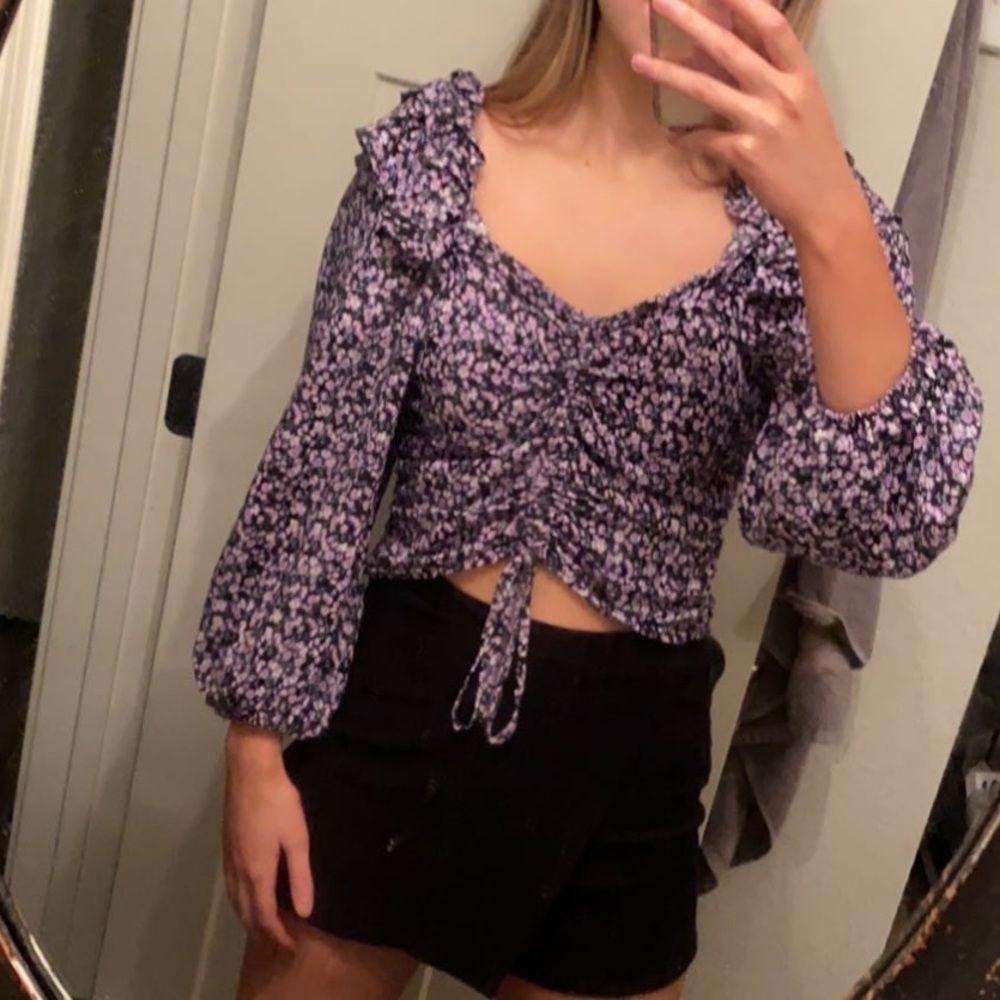 ZARA Purple Top